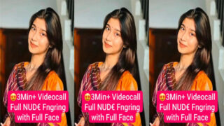 Cute Desi GF Viral Snapchat – Videocall Full Nude Fingering Video