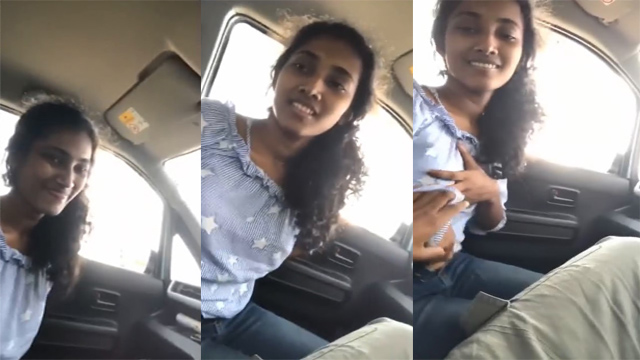 Nice Shape Figure Babe – Inside Car With Boyfriend Video